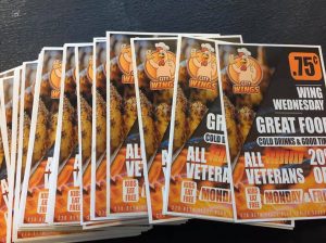 100 4by6 flyers one sided